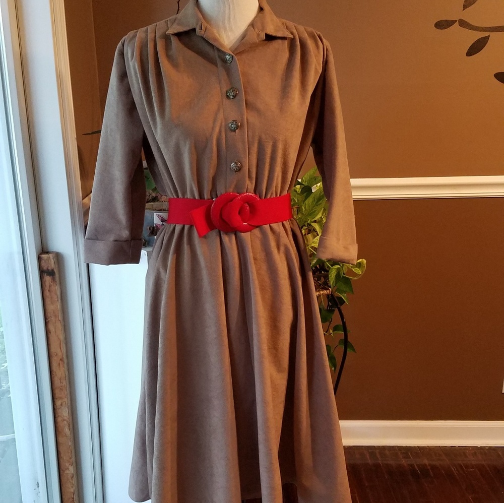 Vintage brown dress
